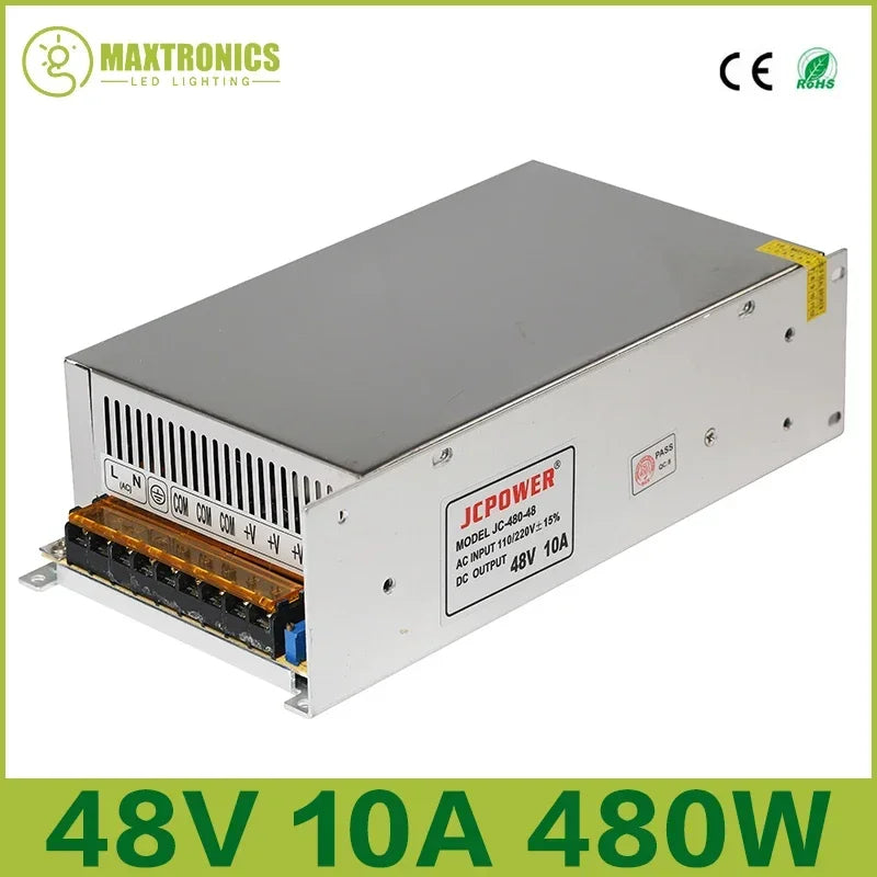 LED Lighting Transformer AC110V-220V to DC 5V 12V 24V 36V 48V Power Supply Adapter 2A 5A 10A 15A 20A 30A LED Strip Switch Driver