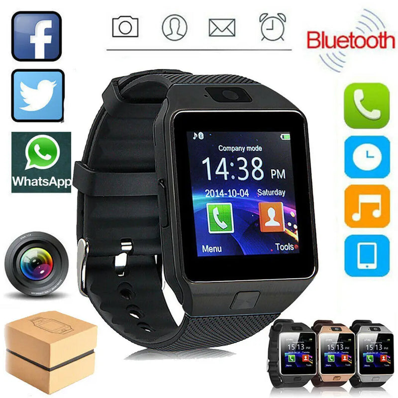 DZ09 Smart Watch Phone Watch With SIM Card Sports Fitness Tracker Real Time Positioning Watch-sim Phone Calls Sleep Monitor