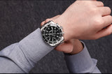 MEGIR Original Luxury Business Quartz Watch Men Brand Stainless Steel Chronograph Military WristWatch Clock Relogio Masculino