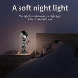 LED Star Projection Lamp Nebula Projection Interactive Atmosphere Night Light Bedroom Desktop Decoration Children's Gift