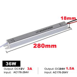 LED Lighting Power Supply Transformer AC220V To DC12V/24V Switching Power Transformer 24W 36W 48W 60W 72W 100W LED Strip Driver