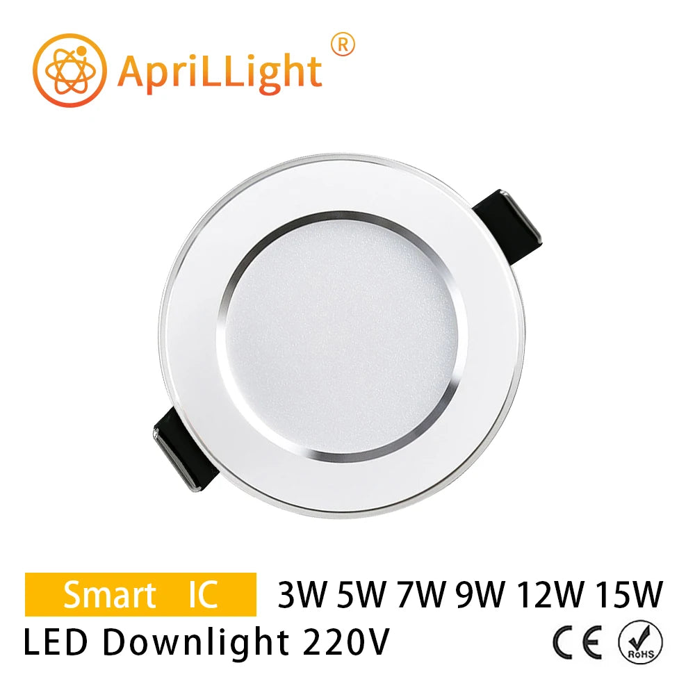 LED tube light 3W 5W 7W 9W 12W 15W embedded ceiling light AC 220V bedroom corridor living room ceiling light spotlight