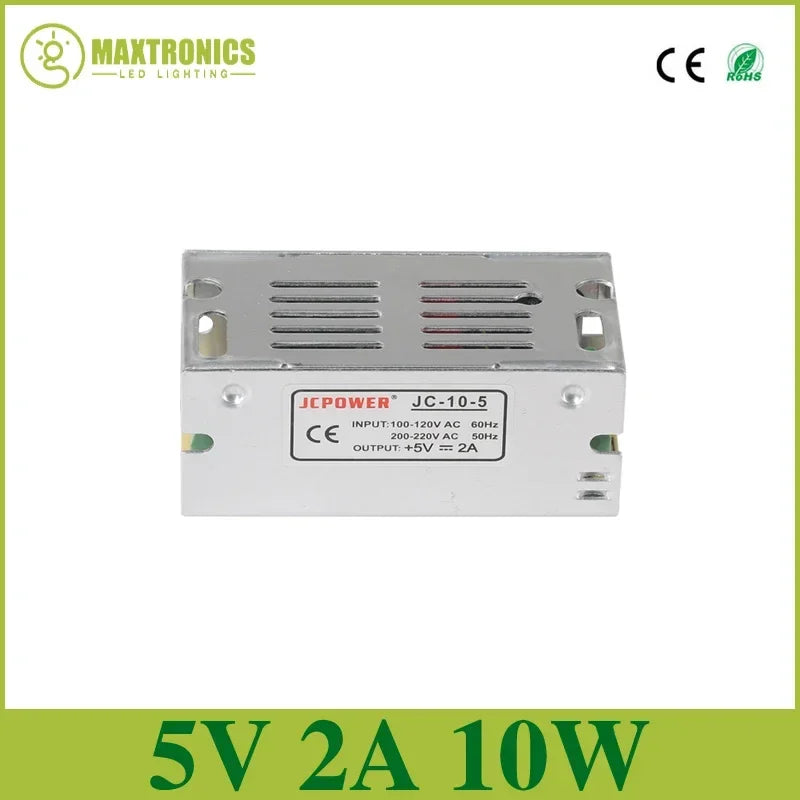 LED Lighting Transformer AC110V-220V to DC 5V 12V 24V 36V 48V Power Supply Adapter 2A 5A 10A 15A 20A 30A LED Strip Switch Driver
