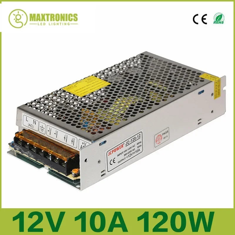 LED Lighting Transformer AC110V-220V to DC 5V 12V 24V 36V 48V Power Supply Adapter 2A 5A 10A 15A 20A 30A LED Strip Switch Driver