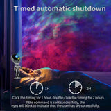 LED Star Projection Lamp Nebula Projection Interactive Atmosphere Night Light Bedroom Desktop Decoration Children's Gift