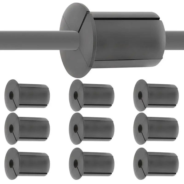 Wall Hole Cable Feed Through Bushings For Cables Routing Kit Ethernet Cable Grommet Snap On Wall Bushing