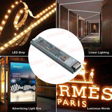 Lighting Transformer DC 12V/24V Power Supply Adapter 5A 12A Ultra thin LED Strip Switch Driver Lamp 60W 100W 150W 200W 300W 400W