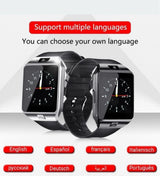 DZ09 Smart Watch Phone Watch With SIM Card Sports Fitness Tracker Real Time Positioning Watch-sim Phone Calls Sleep Monitor