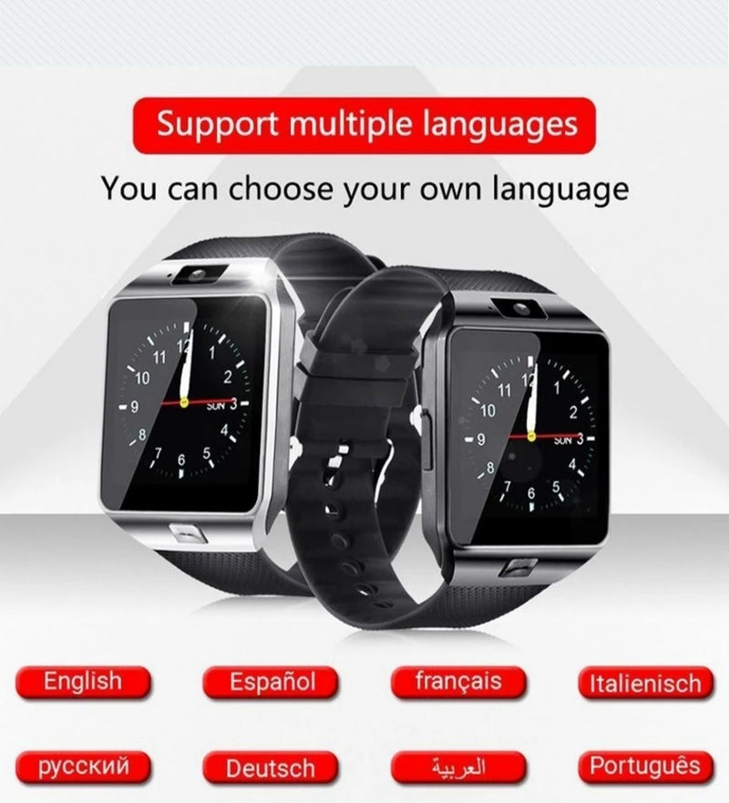 DZ09 Smart Watch Phone Watch With SIM Card Sports Fitness Tracker Real Time Positioning Watch-sim Phone Calls Sleep Monitor