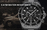 MEGIR Original Luxury Business Quartz Watch Men Brand Stainless Steel Chronograph Military WristWatch Clock Relogio Masculino