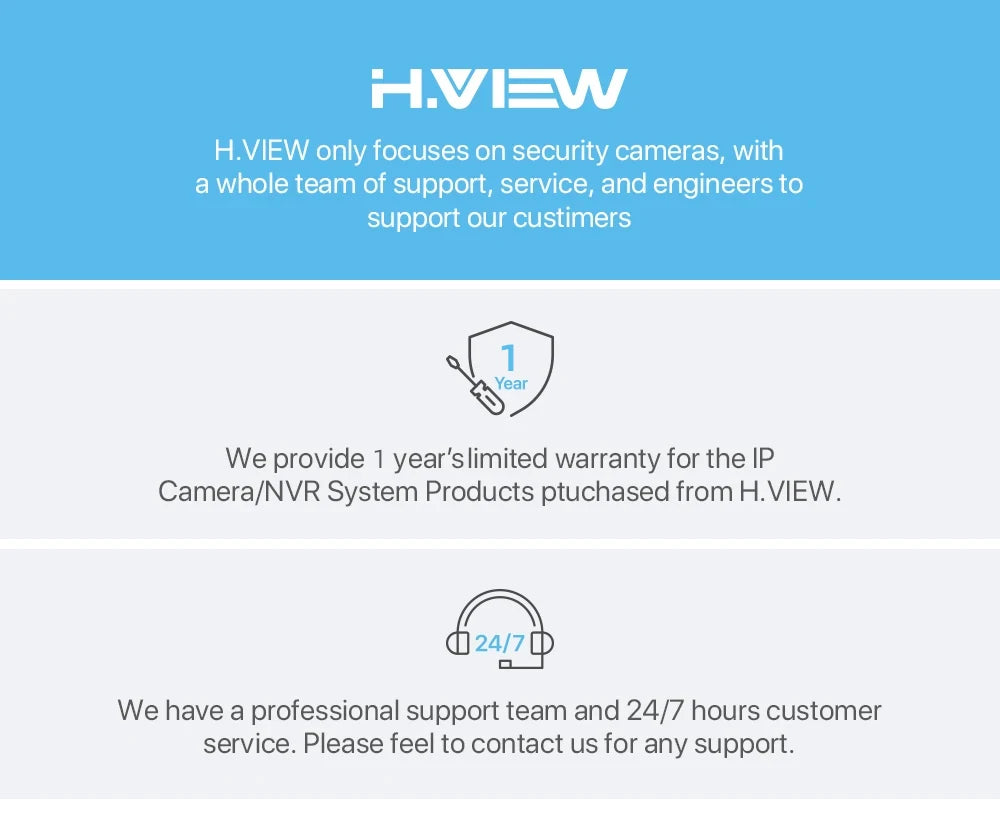 H.VIEW 1080P Camera Surveillance AHD Surveillance CCTV Analog Camera High Resolution IR Cameras PAL NTSC Outdoor Video Cameras