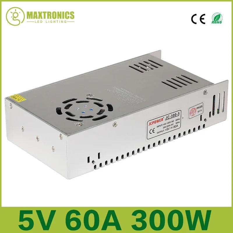 LED Lighting Transformer AC110V-220V to DC 5V 12V 24V 36V 48V Power Supply Adapter 2A 5A 10A 15A 20A 30A LED Strip Switch Driver