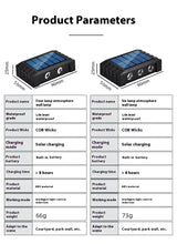 4/6/8/10LEDs Solar Wall Lamp Yard Street Decor Light Outdoor Waterproof Up and Down Luminous Lighting Garden Landscape Lamp