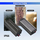 LED Driven Lighting Transformer 85-265V AC to DC 24-36V 1500mA Max 50W Aluminum IP66 Waterproof Constant Current Power Supply