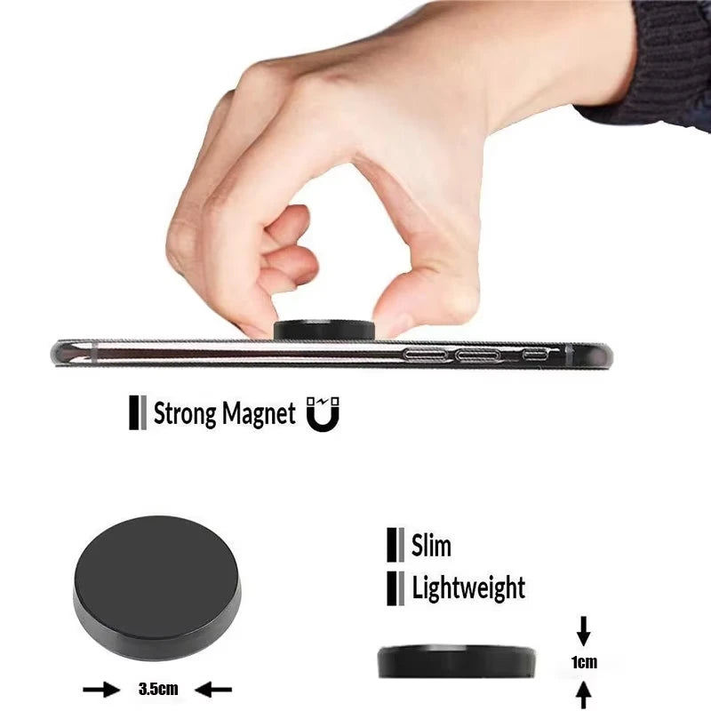 Super Magnetic Car Phone Holder Universal phone Stand for IPhone 14 13 12 11 Huawei Dashboard Wall Mounted Car Magnet Sticker