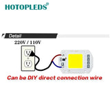 COB LED Lamp Chip 220V 10W 20W 30W 50W LED Bulb Smart IC No Need Driver Lampada For Flood Light Spotlight Diy Lighting