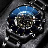 Luxury Mens Wrist Watches Classic Men Business Quartz Wristwatch Fashion Male Black Bracelet Watch