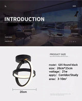 LED 25W Aisle Ceiling Light Modern Home Lighting LED Surface Mounted Bedroom Living Room Corridor Light Staircase Balcony Light