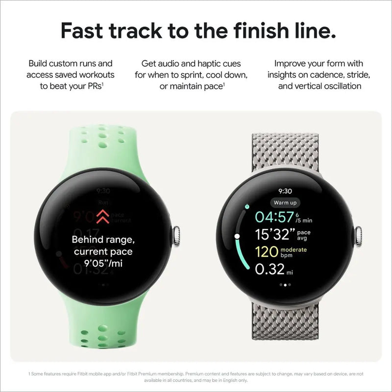 New Google Pixel Watch 3 41mm&45mm WIFI/LTE Version Qualcomm SW5100 Wear OS 5.0 2GB RAM 32 GB eMMC flash SmartWatch