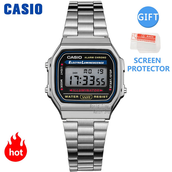 Casio watch silver watch men set brand luxury LED digital Waterproof Quartz men watch Sport military Wrist Watch relogio masculi