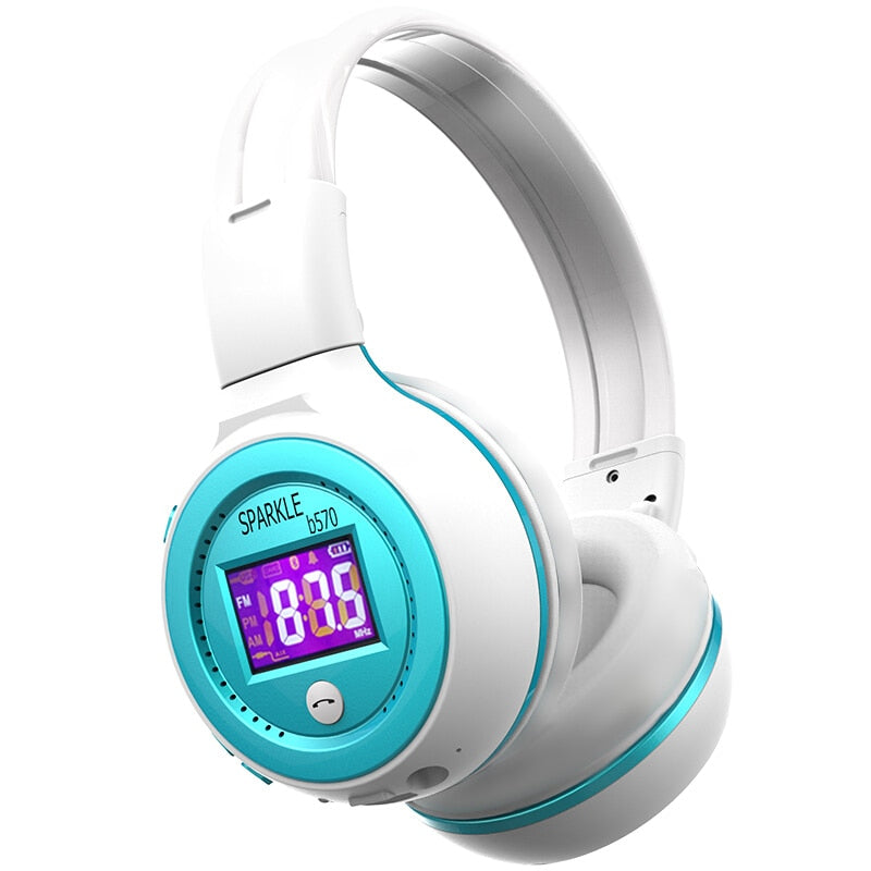 ZEALOT B570 HiFi Stereo Bluetooth Headphone Wireless Headset Foldable Support Micro SD Card AUX Microphone