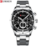 Relogio Masculino CURREN Hot Fashion Mens Watches Top Brand Luxury Wrist Watch Quartz Clock Watch Men Waterproof Chronograph