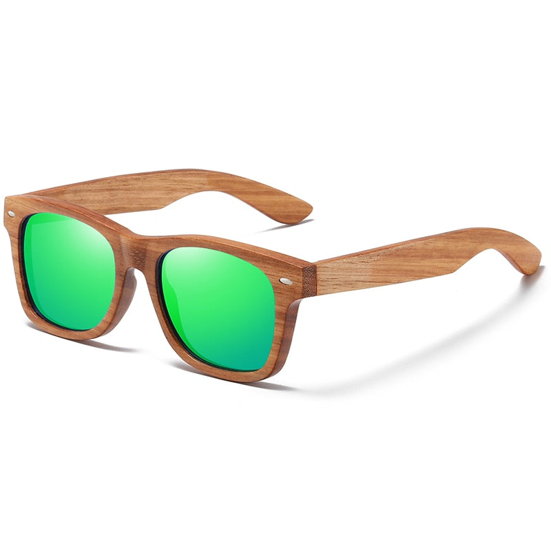 GM Natural Wood Sunglasses Polarized Wooden Sunglasses UV400 Sunglasses Bamboo Wooden Sunglasses Brand With Wooden Box S8171