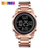 SKMEI Digital 2 Time Mens Watches Fashion LED Men Digital Wristwatch Chrono Count Down Alarm Hour For Mens reloj hombre 1611