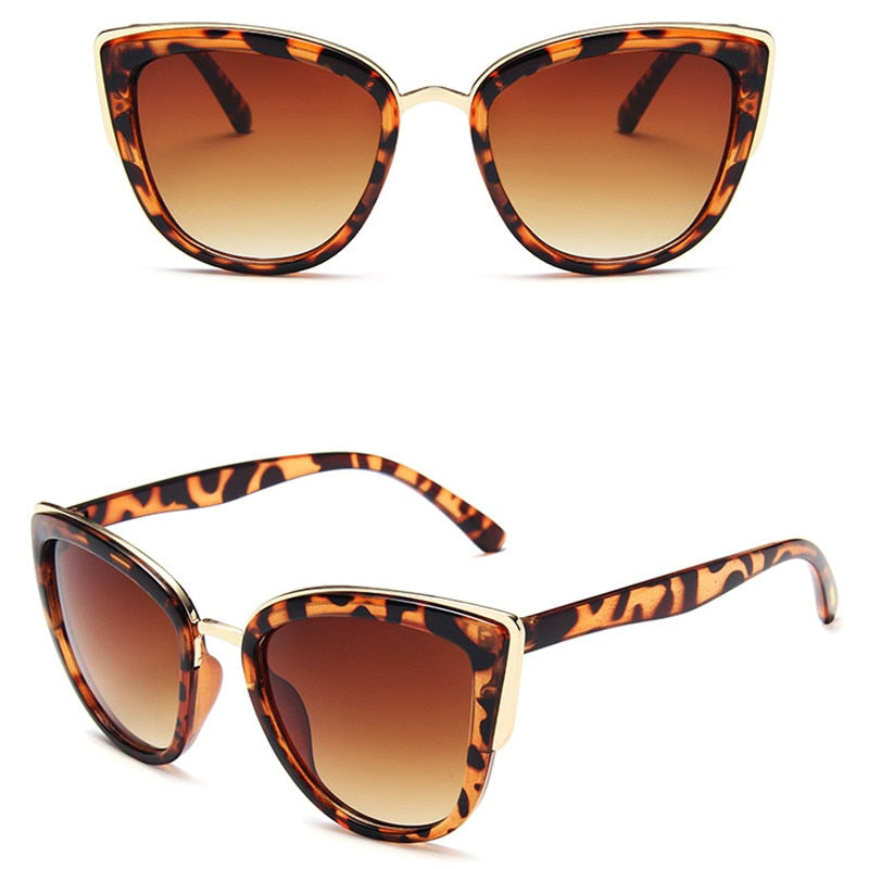 Luxury Cat Eye Sunglasses Women Luxury Brand Designer Vintage Gradient Glasses Retro Cat eye Sun glasses Female Eyewear UV400