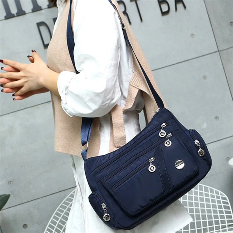 New Casual Crossbody Shoulder Bag Women Bag Nylon Waterproof Messenger Bags For Lady Handbags High Quality Multifunctional