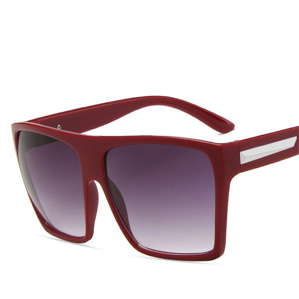 Fashion Vintage Sunglasses Women Brand Designer Oversized Sun Glasses 2021 Shades Large Black Lens Glasses UV400 Fashion Eyewear