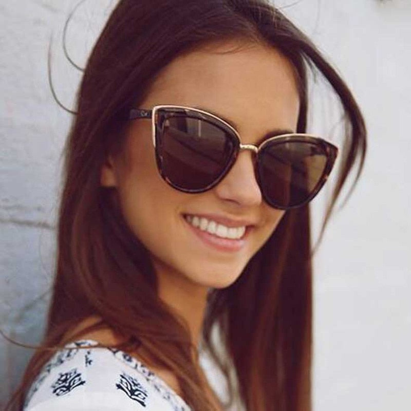 Luxury Cat Eye Sunglasses Women Luxury Brand Designer Vintage Gradient Glasses Retro Cat eye Sun glasses Female Eyewear UV400