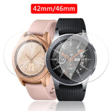 2pcs Tempered Glass Screen Protector for Samsung Galaxy Watch 46mm 42mm Protective Screen Film Anti Explosion Guard Watch Band