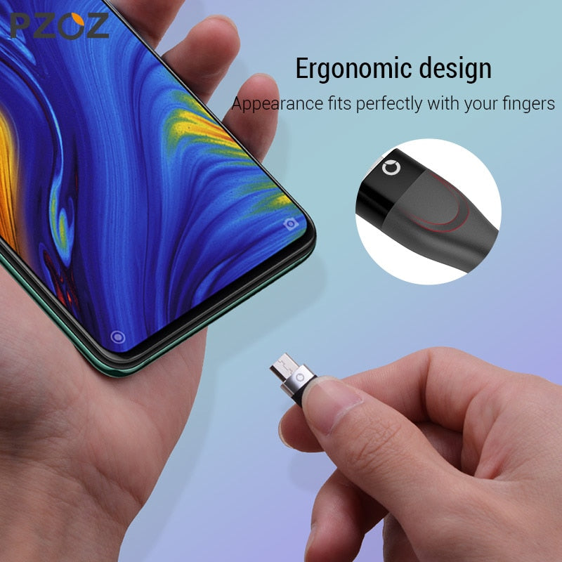 PZOZ Micro USB Cable Fast Charging Data Cord 2M 3M For Samsung S7 Xiaomi Redmi Note 5 Pro Android Mobile Phone MicroUSB Charger