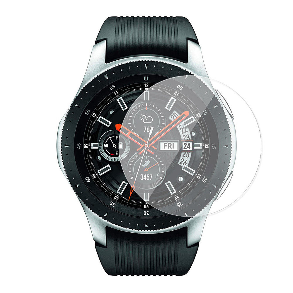 2pcs Tempered Glass Screen Protector for Samsung Galaxy Watch 46mm 42mm Protective Screen Film Anti Explosion Guard Watch Band