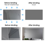 BYINTEK Projector Screen 72inch 84inch 100inch 120inch 130inch Reflective Fabric Projector Projection Screen Enhance Brightness