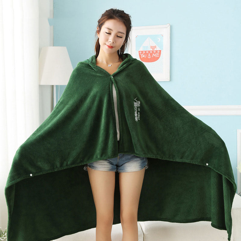 2021Attack on Titan Blanket Cloak Shingeki No Kyojin Survey Corps Cloak Cape Flannel Cosplay Hoodie Droping shipping Gift