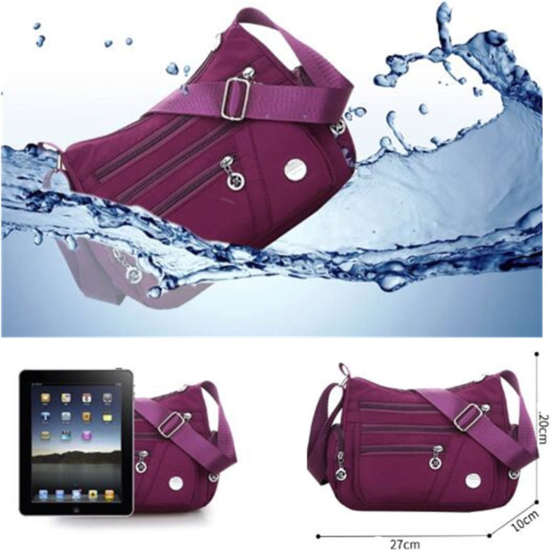 New Casual Crossbody Shoulder Bag Women Bag Nylon Waterproof Messenger Bags For Lady Handbags High Quality Multifunctional