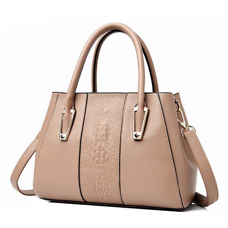 New Crocodile design, ladies, handbags, fashion brands, ladies bags, popular small travel handbags, leather, luxury bags