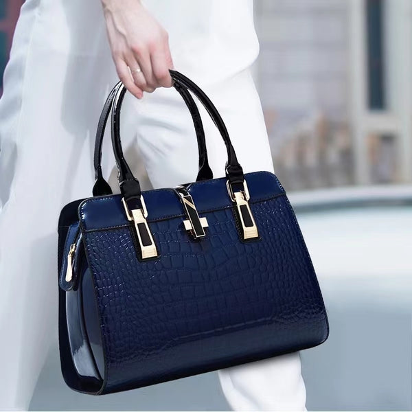 European style, fashion, high-end luxury brands, ladies handbag, exquisite luxury, leather, shiny, ladies bag, shoulder bag