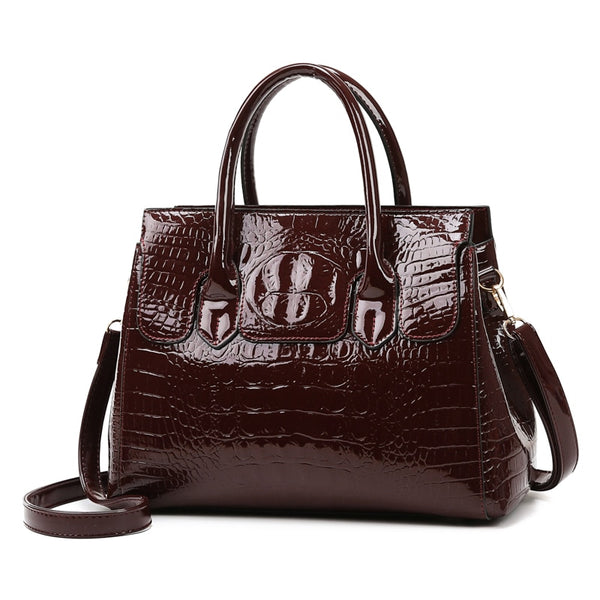 Ladies handbags, leather handbags, ladies luxury alligator handbags, ladies high-end bags, shoulder bags, ladies retro handbags