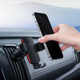 Baseus Car Phone Holder for Car Air Vent / CD Slot Mount Phone Holder Stand for iPhone Samsung Metal Gravity Mobile Phone Holder