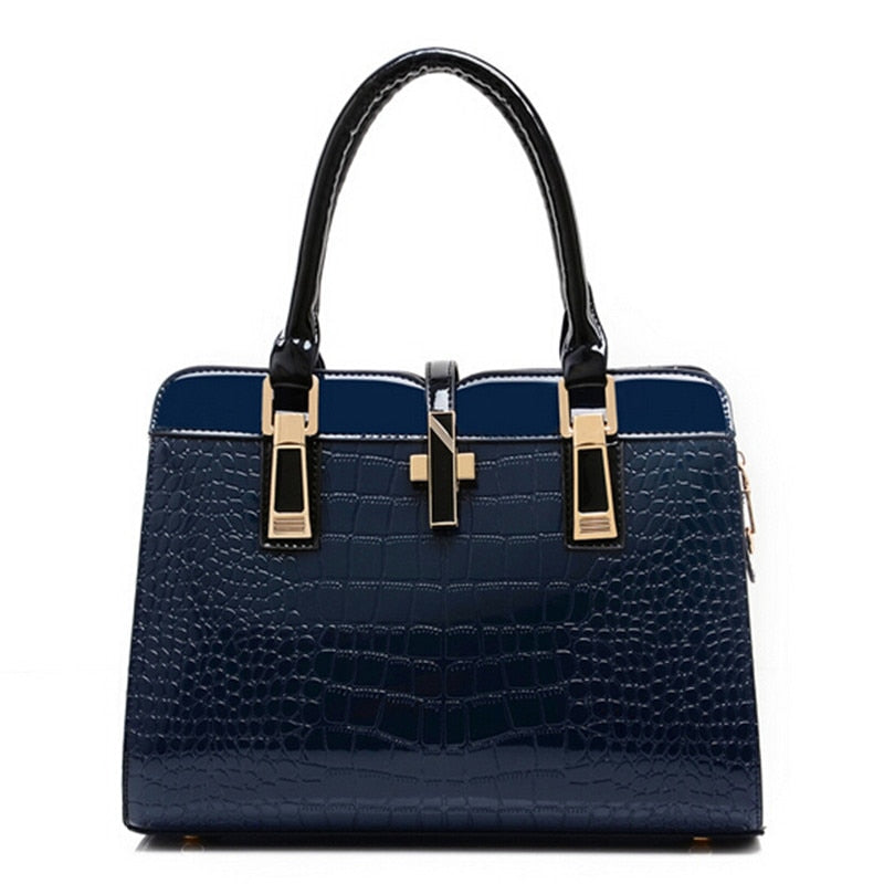 European style, fashion, high-end luxury brands, ladies handbag, exquisite luxury, leather, shiny, ladies bag, shoulder bag