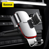 Baseus Car Phone Holder for Car Air Vent / CD Slot Mount Phone Holder Stand for iPhone Samsung Metal Gravity Mobile Phone Holder