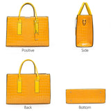 Luxury Womens Bags Designer Crocodile Pattern Shoulder Bag PU Leather Brand Woman Crossbody Casual Handbag  Women Tote Bags Sac