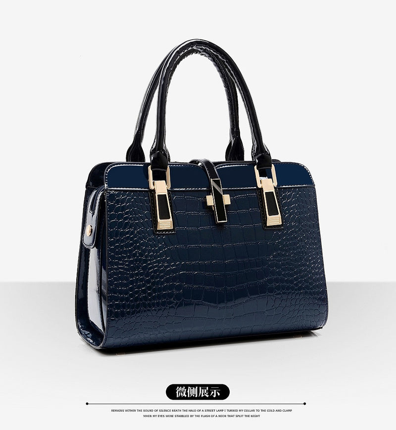 European style, fashion, high-end luxury brands, ladies handbag, exquisite luxury, leather, shiny, ladies bag, shoulder bag