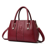 New Crocodile design, ladies, handbags, fashion brands, ladies bags, popular small travel handbags, leather, luxury bags