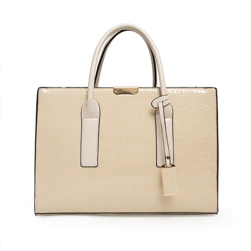 Luxury Womens Bags Designer Crocodile Pattern Shoulder Bag PU Leather Brand Woman Crossbody Casual Handbag  Women Tote Bags Sac