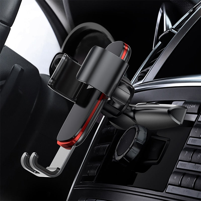 Baseus Car Phone Holder for Car Air Vent / CD Slot Mount Phone Holder Stand for iPhone Samsung Metal Gravity Mobile Phone Holder