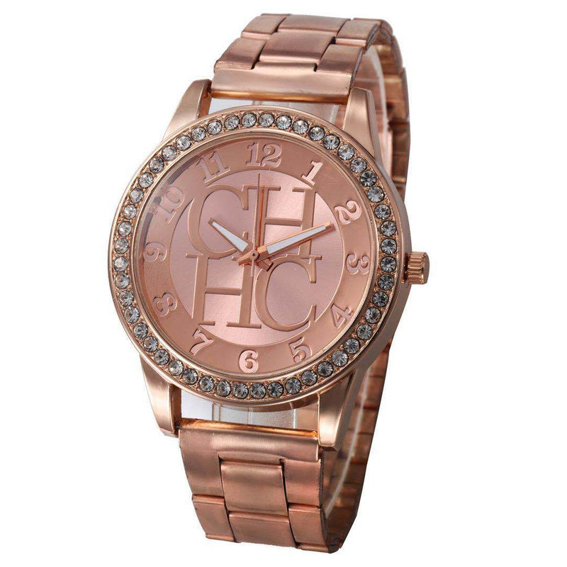 Luxury Famous TVK Brand Watch For Women Gold Stainless Steel Strap Diamond Digital Ladies Quartz Wrist Watches Relogio Feminino